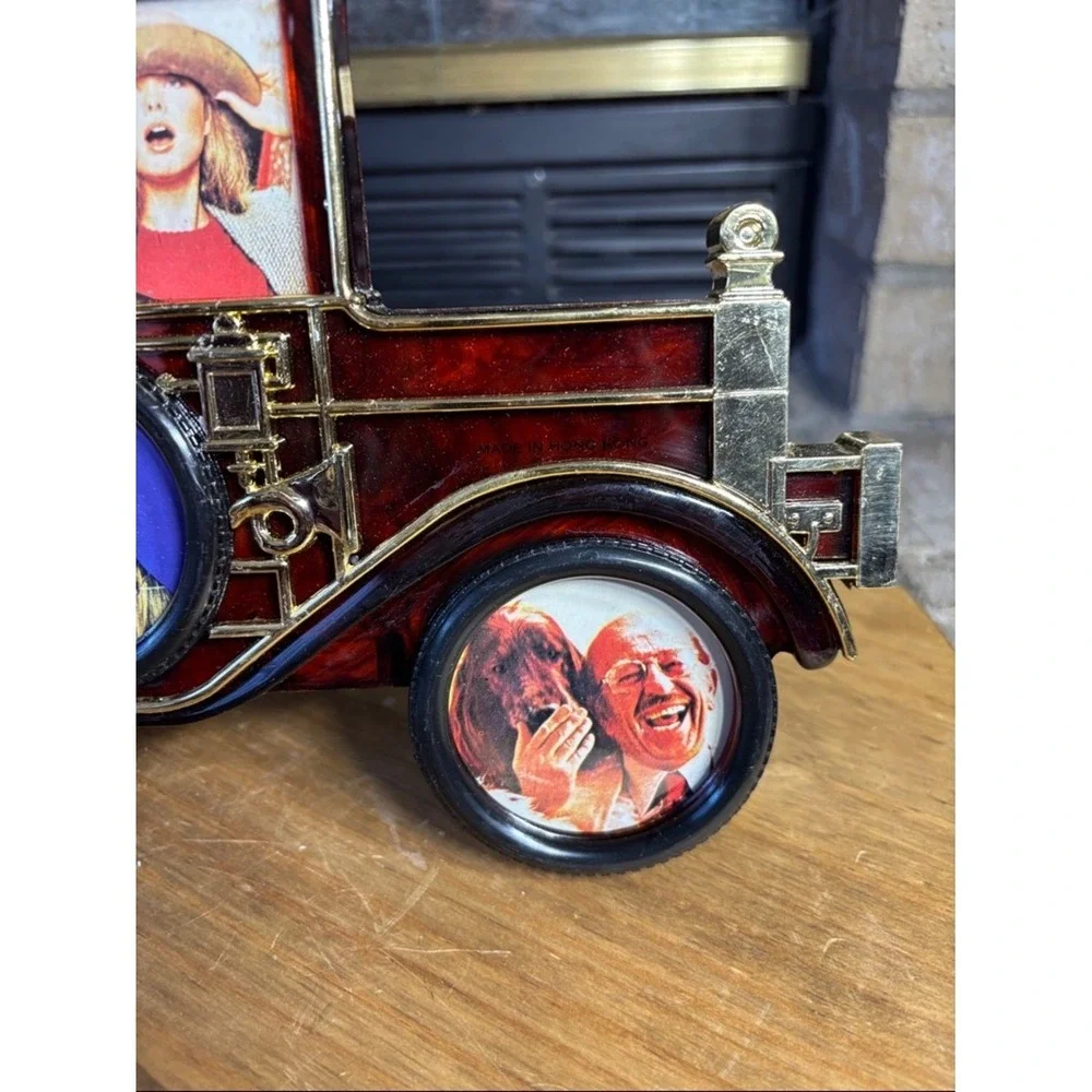 Vintage Model‎ T Collage Multi Photo Picture Frame Plastic 7.5